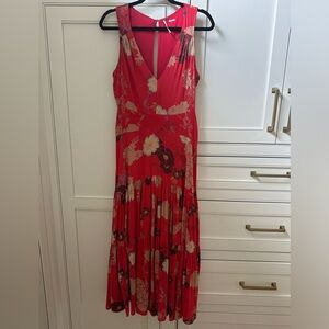 Free People tiered floral maxi dress